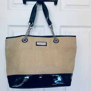 Calvin Klein tote Bag cream black shoulder…
